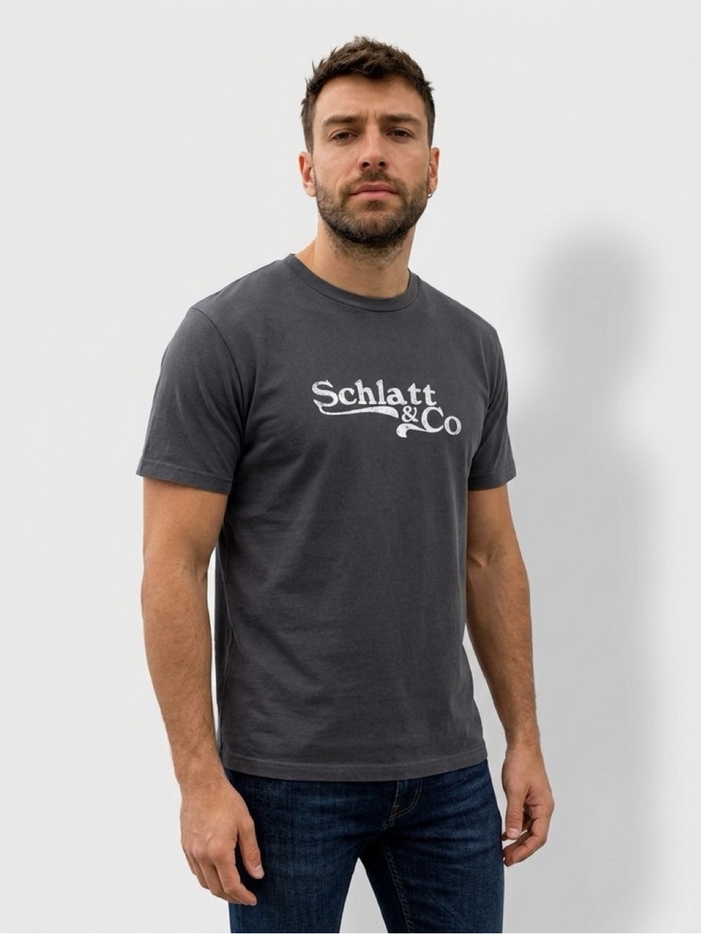 Schlatt & Co T-Shirt Jschlatt Merch Thick Shirt Graphic Tee Crewneck